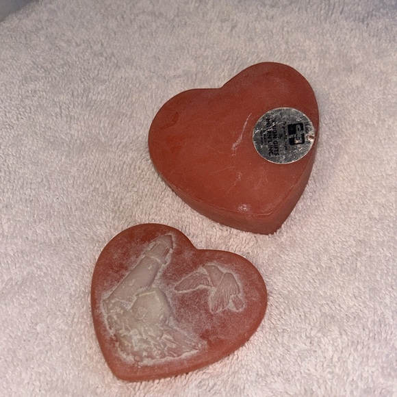 Light pink trick box with bleed clay material soapstone jewelry box - Picture 4 of 4